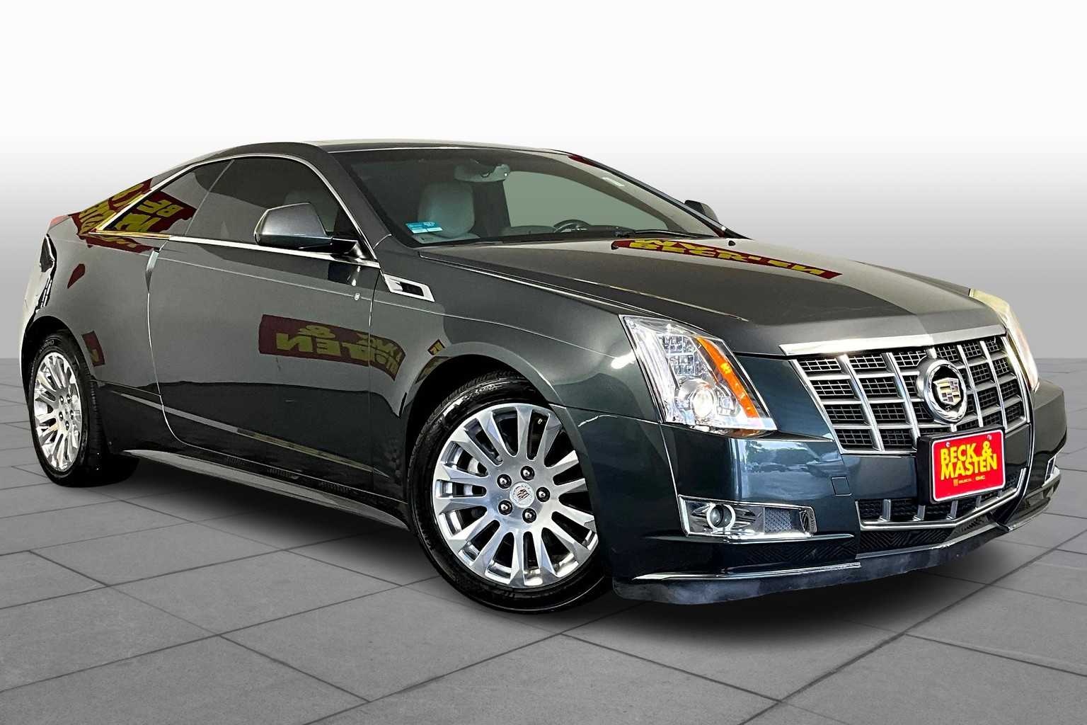 Used 2012 Cadillac CTS Coupe Premium Collection with VIN 1G6DP1E32C0134859 for sale in Tomball, TX