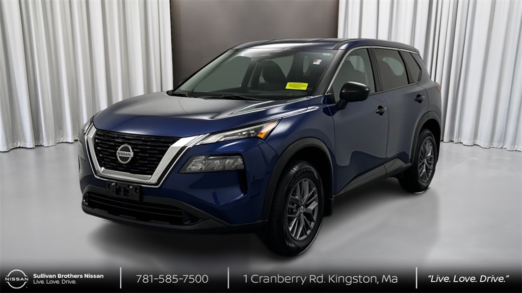 Certified Used 2021 Blue Nissan S image 1