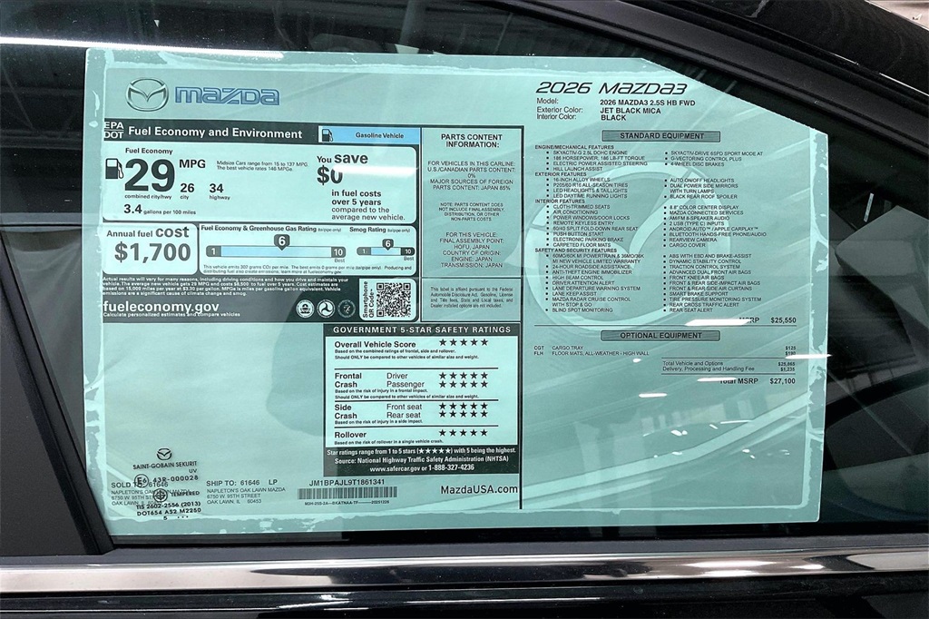 2026 MAZDA MAZDA3 - Image 12