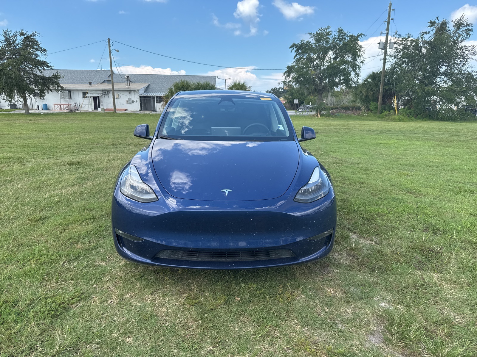 Used 2024 Tesla Model Y Long Range with VIN 7SAYGAEEXRF032755 for sale in Northfield, Minnesota