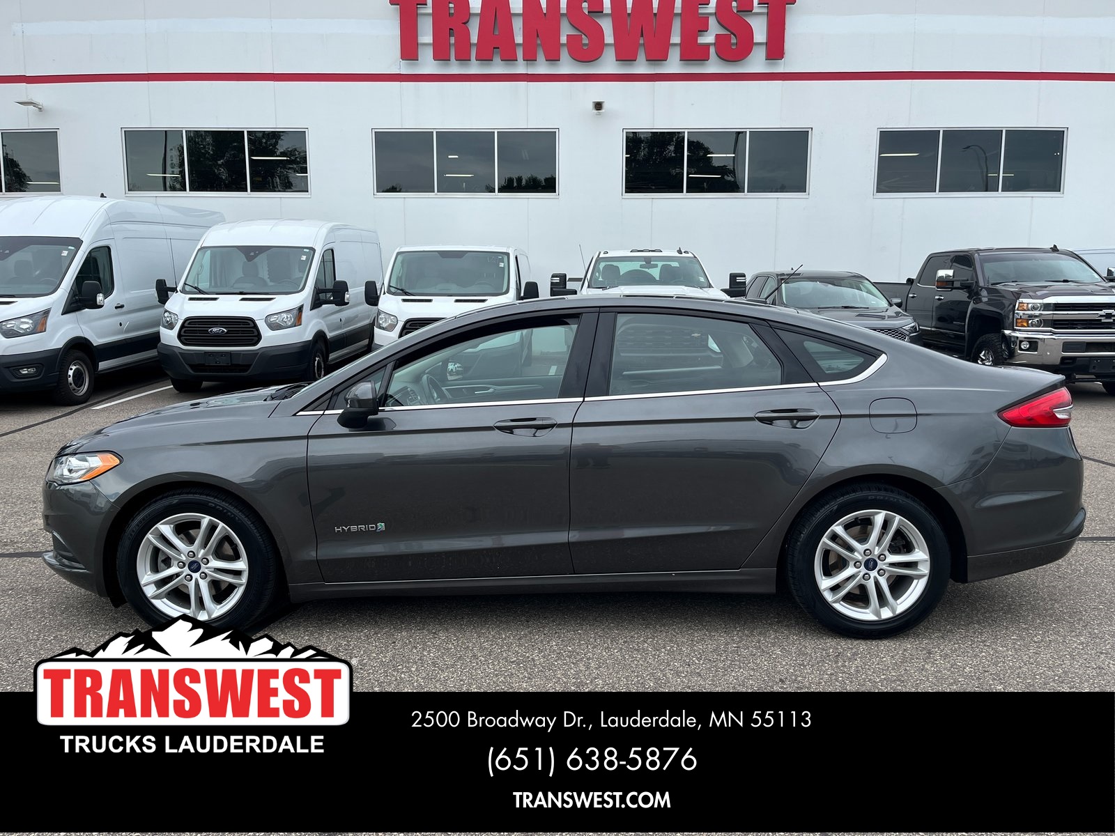 Used 2018 Ford Fusion Hybrid SE with VIN 3FA6P0LU9JR232379 for sale in Minneapolis, Minnesota