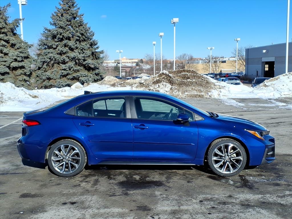 Certified 2022 Toyota Corolla SE with VIN 5YFS4MCE1NP121743 for sale in Burnsville, Minnesota