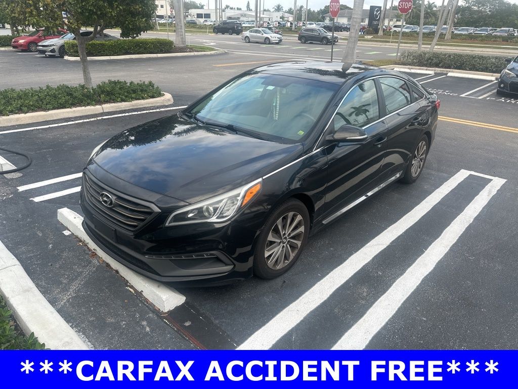 Used 2017 Hyundai Sonata Sport with VIN 5NPE34AFXHH551235 for sale in Delray Beach, FL