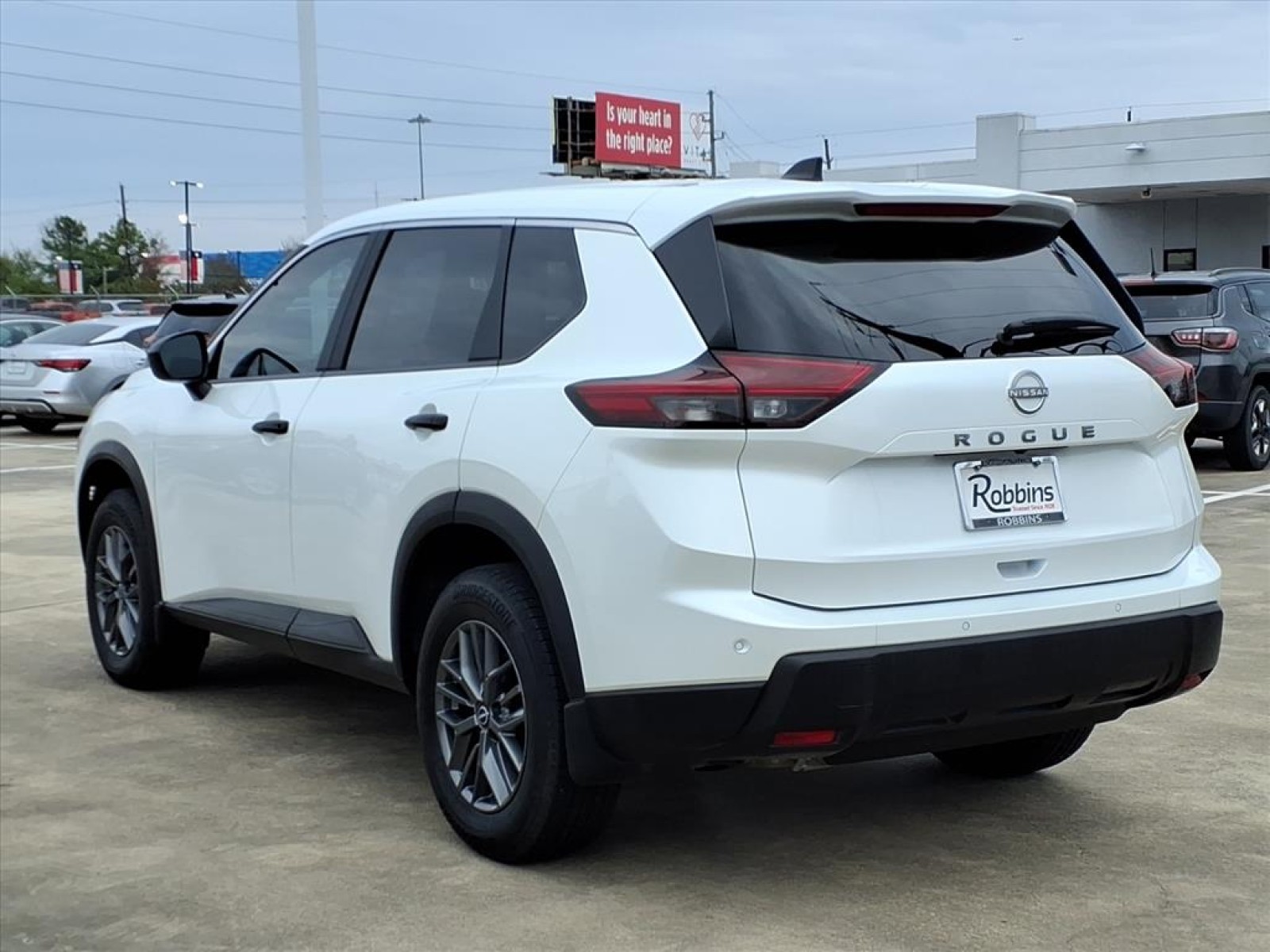2025 Nissan Rogue S White at Robbins Nissan