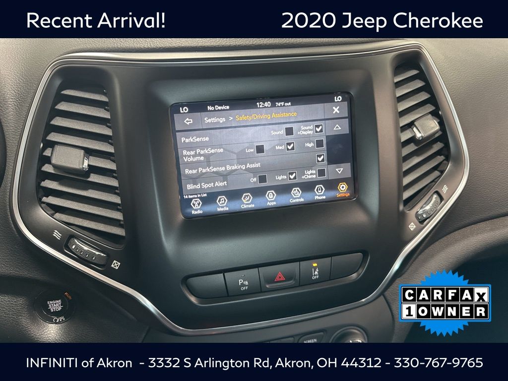 2020 Jeep Cherokee Latitude photo 50