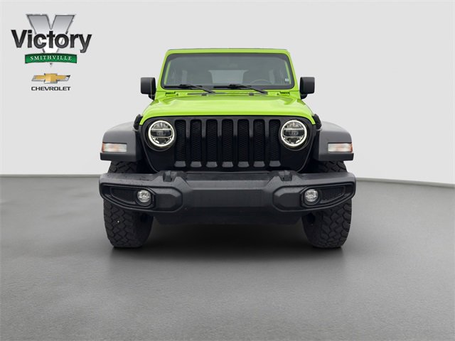 Used 2021 Jeep Wrangler Unlimited Willys with VIN 1C4HJXDN1MW827863 for sale in Kansas City