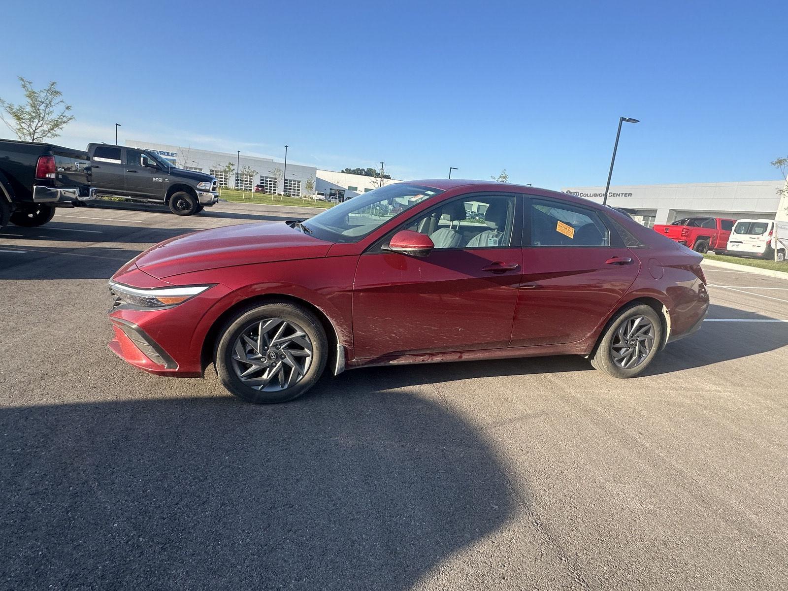 Certified 2024 Hyundai Elantra SEL with VIN KMHLM4DG7RU793301 for sale in Kansas City