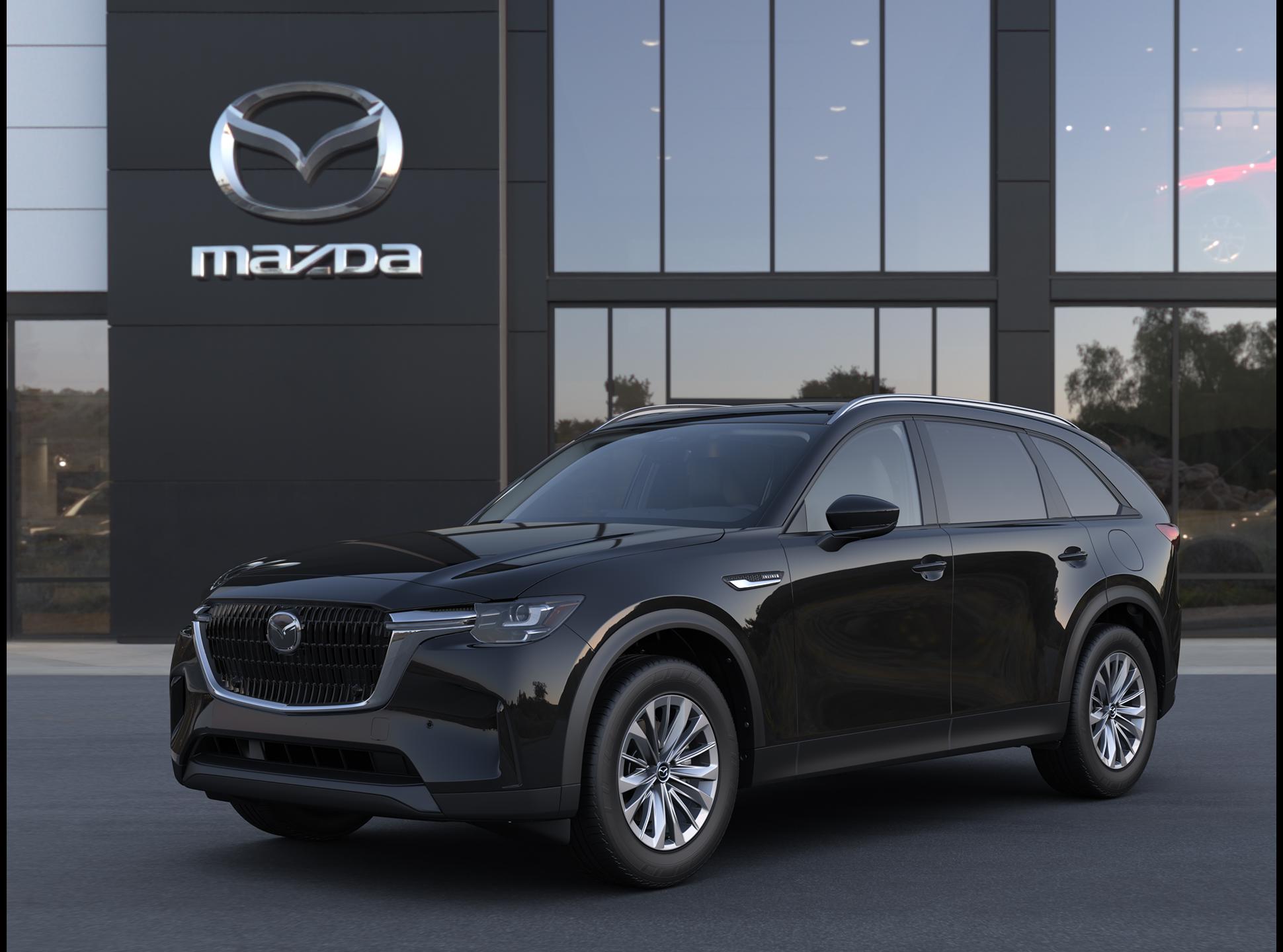 New 2025 Jet Black Mica Mazda 3.3 Turbo Preferred AWD image 1