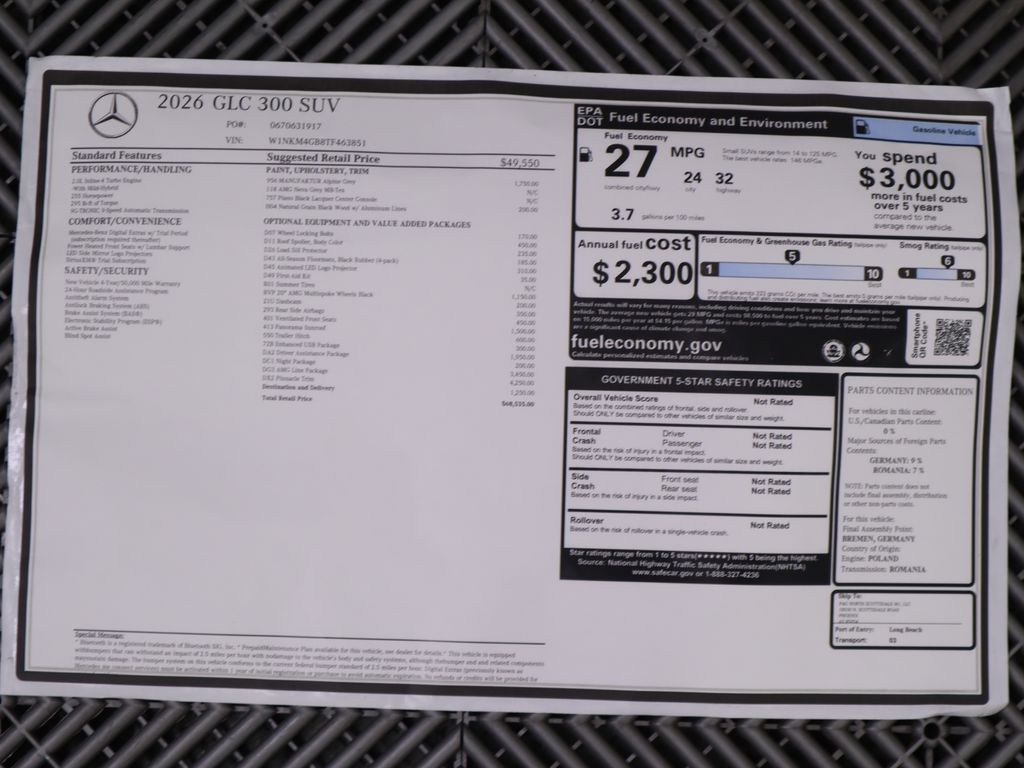 2026 Mercedes Benz GLC 300 photo 6
