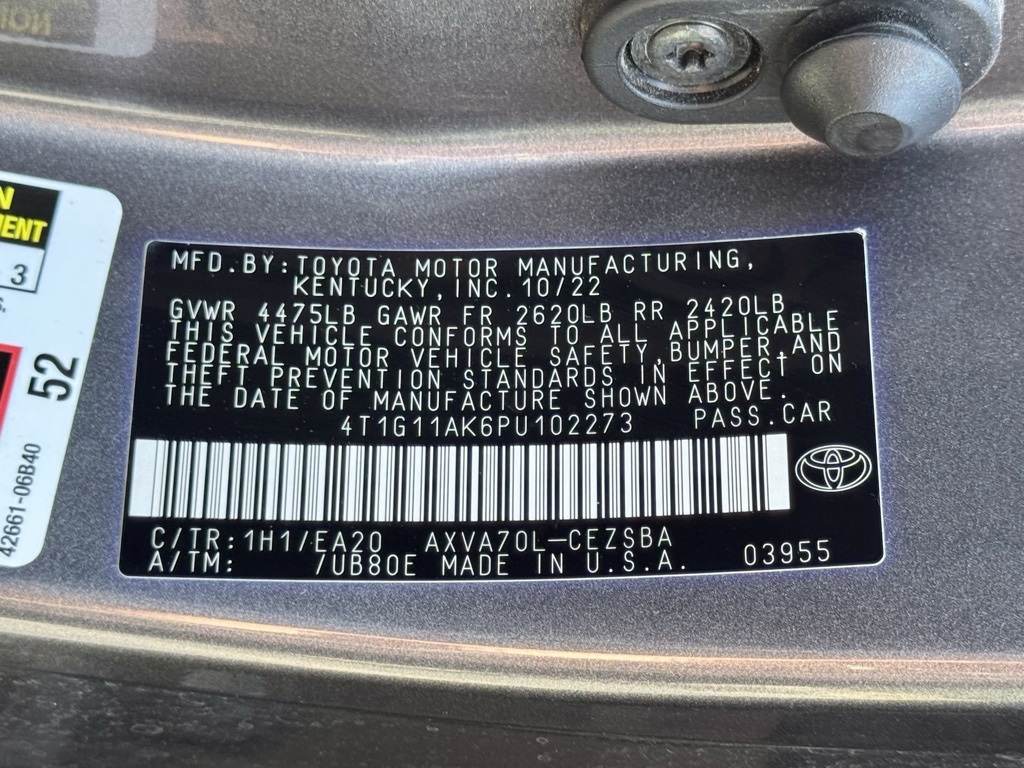 2023 Toyota Camry SE photo 13
