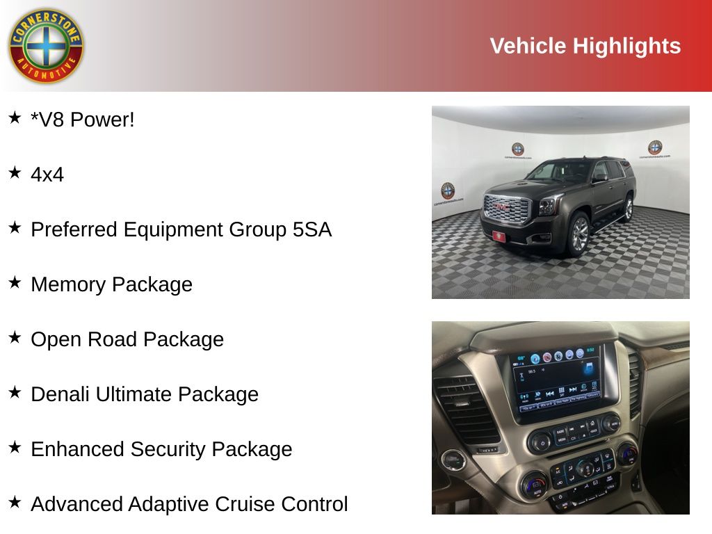 Used 2019 GMC Yukon Denali with VIN 1GKS2CKJ4KR306180 for sale in Elk River, Minnesota