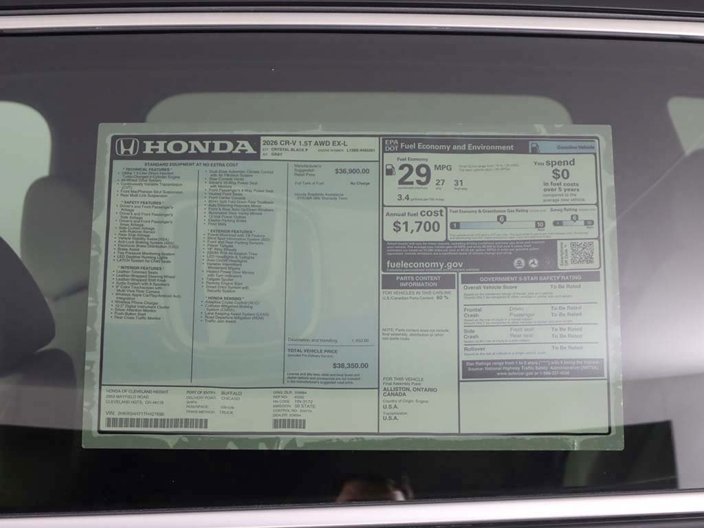 2026 Honda CR-V EX-L photo 23