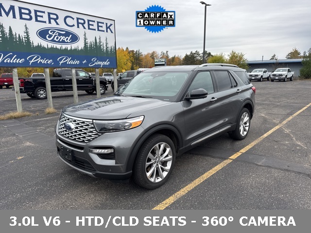 Used 2023 Ford Explorer Platinum with VIN 1FM5K8HC1PGB05253 for sale in Pine River, Minnesota