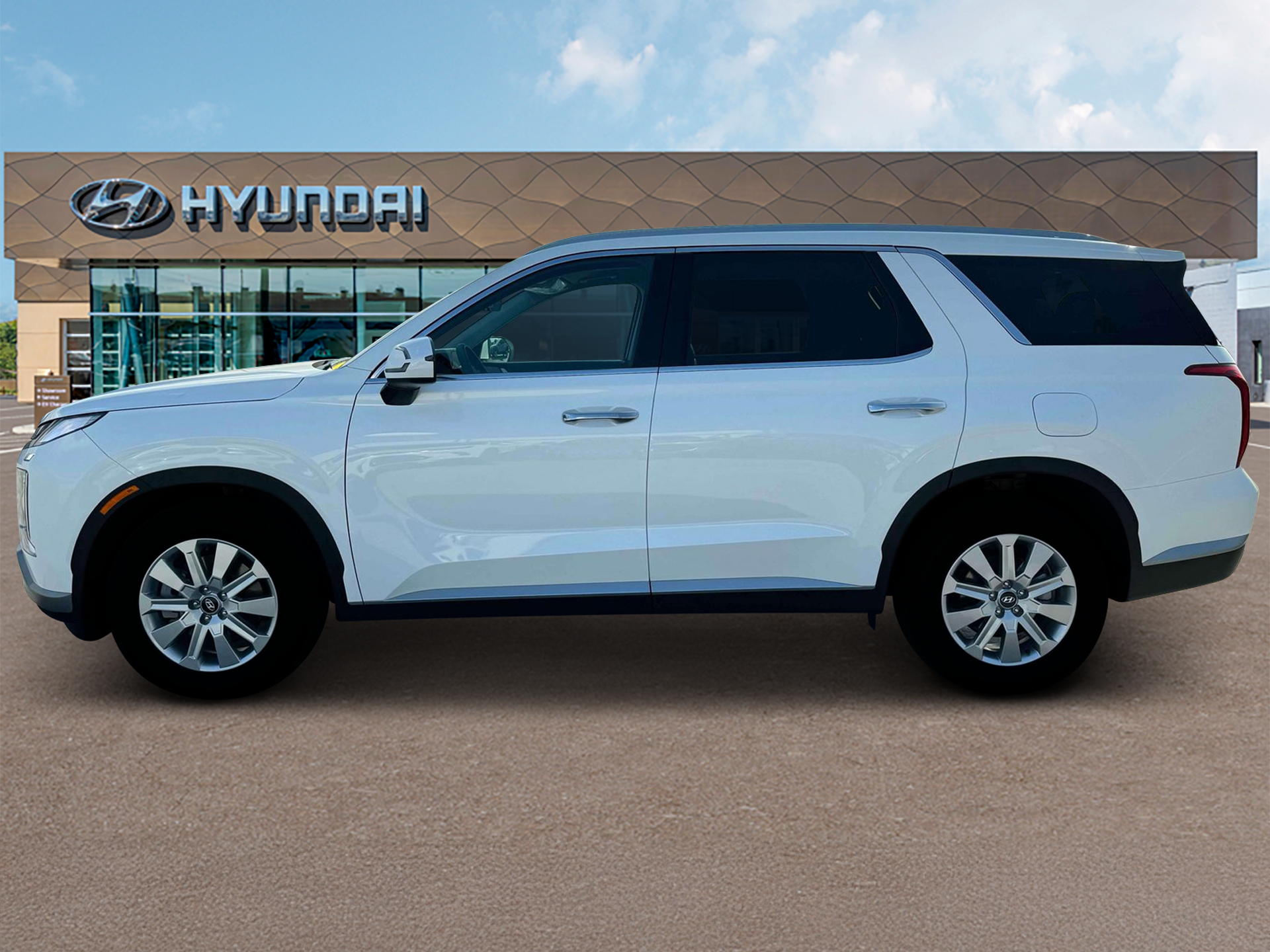 New 2025 White Hyundai SEL FWD image 3