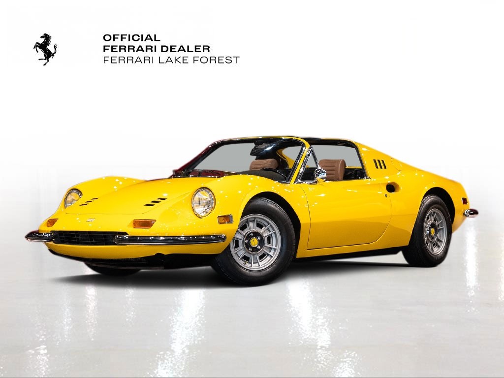 Ferrari イエロー Pre-Owned 1974 Ferrari Dino 246 GTS in Lake Bluff #8044 | Ferrari