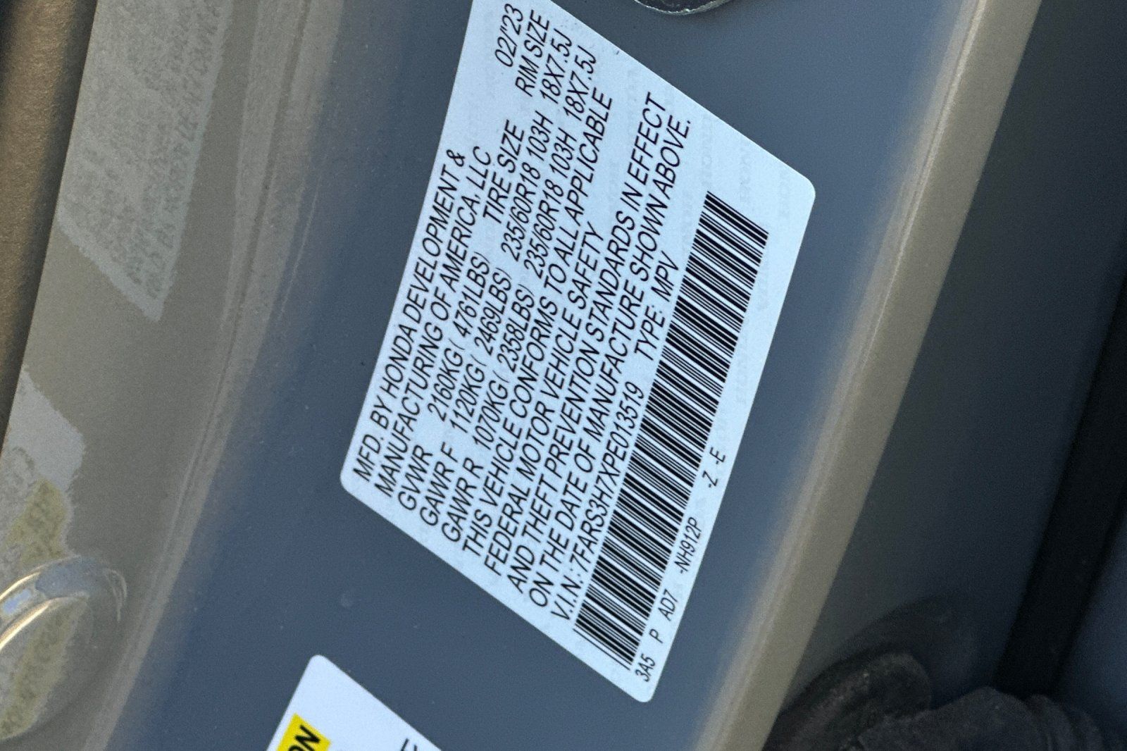 2023 Honda CR-V EX-L photo 33