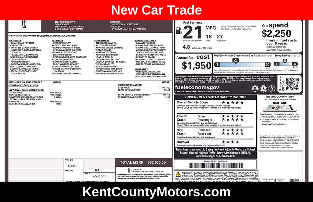 2020 Lincoln Continental Reserve's photo