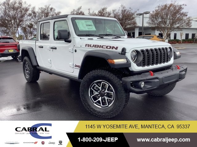 jeep New 2025 Jeep Gladiator Rubicon Crew Cab in Manteca #J9806