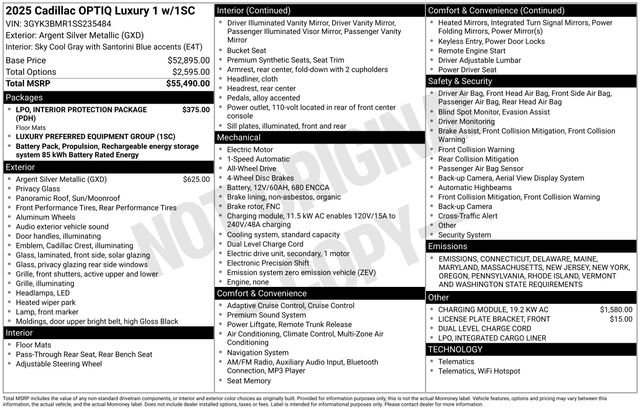 2025 Cadillac OPTIQ Luxury 1's photo