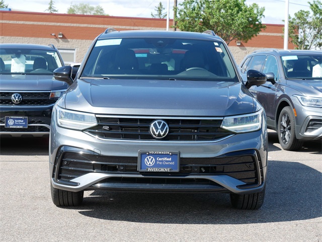 Certified 2023 Volkswagen Tiguan SE R-LINE BLACK with VIN 3VV8B7AX7PM032311 for sale in Inver Grove Heights, Minnesota