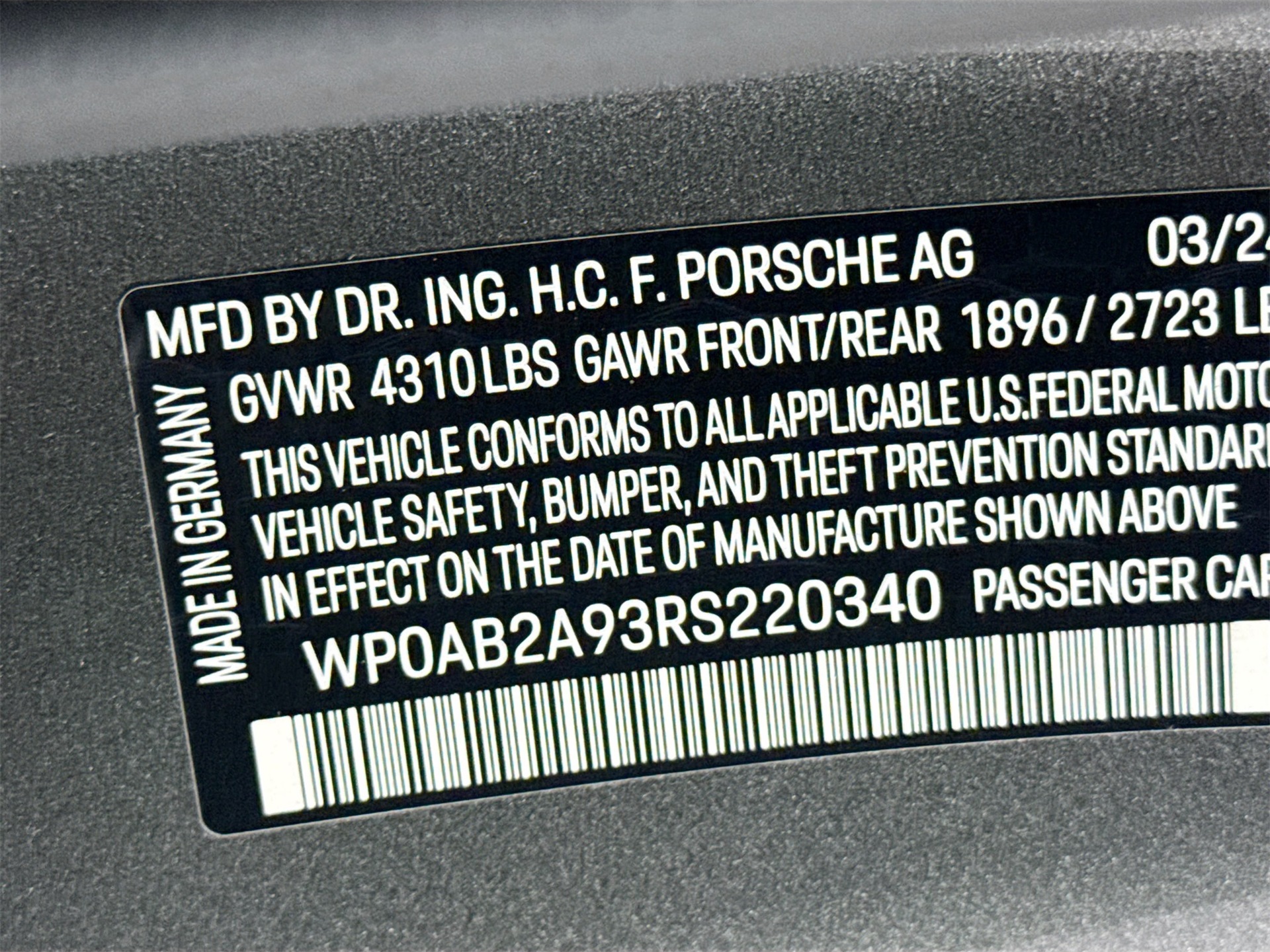 2024 Porsche 911 S photo 26