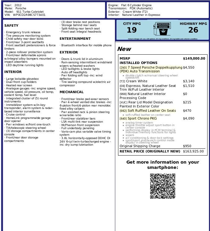 2012 PORSCHE 911 - Image 34