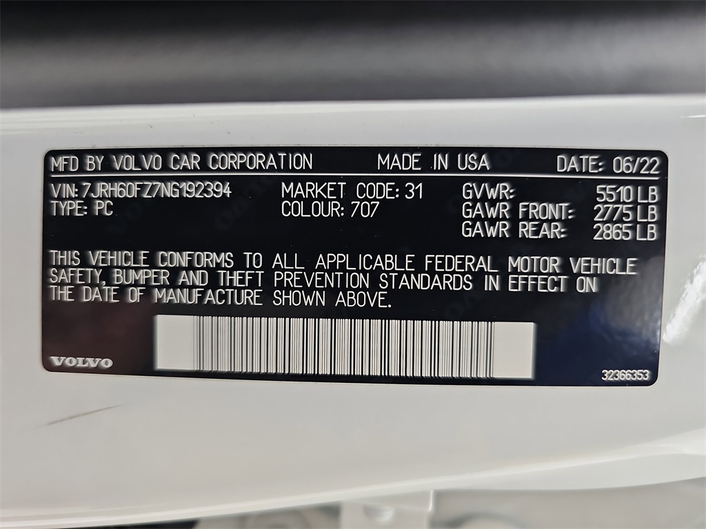 2022 Volvo S60 Recharge T8 R-Design Expression photo 43