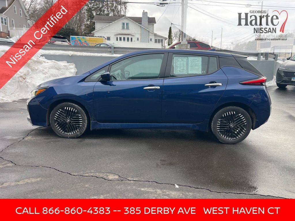 Certified 2023 Nissan Leaf SV Plus with VIN 1N4CZ1CVXPC562034 for sale in West Haven, CT