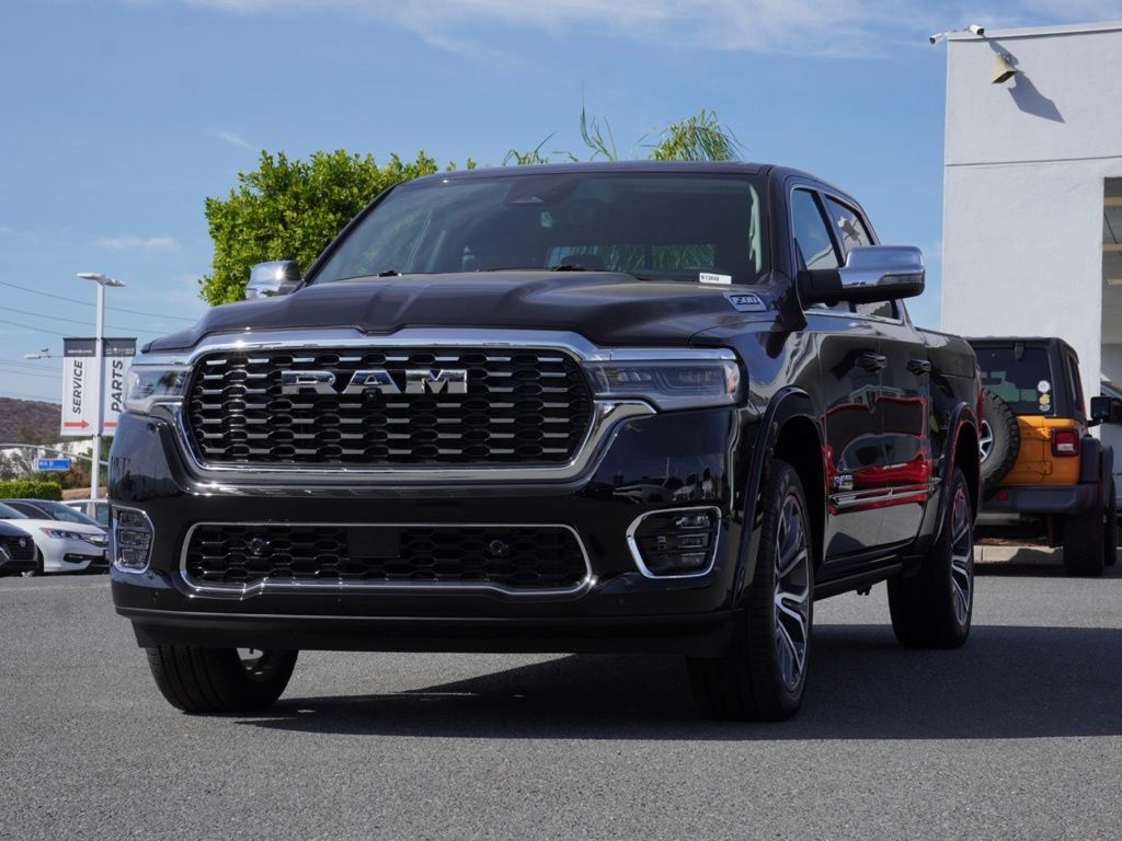 New 2026 Diamond Black Crystal Pearl-Coat Exterior Paint RAM Tungsten image 9