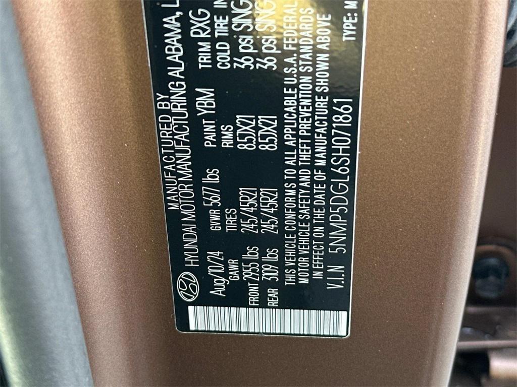 2025 Hyundai Santa Fe Calligraphy photo 26