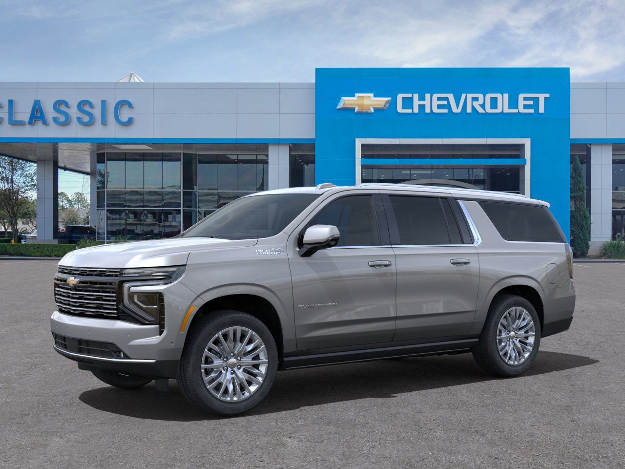 2025 Chevrolet Suburban High Country Gray at Classic Elite Chevrolet Sugar Land
