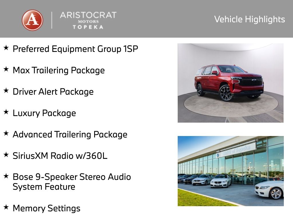 Used 2023 Chevrolet Tahoe RST with VIN 1GNSKRKD9PR243584 for sale in Kansas City