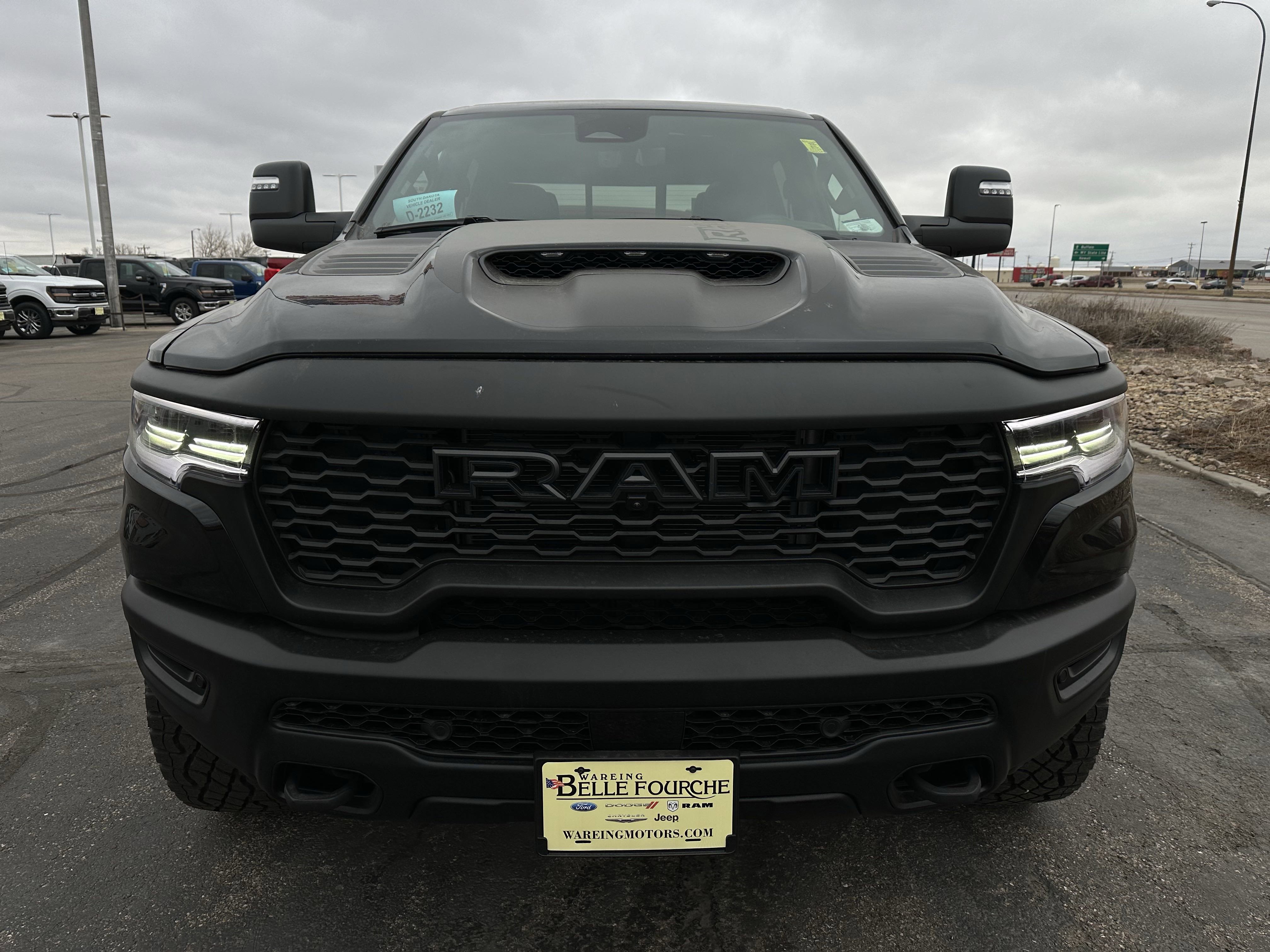 New 2025 Diamond Black Crystal Pearlcoat Ram RHO image 12