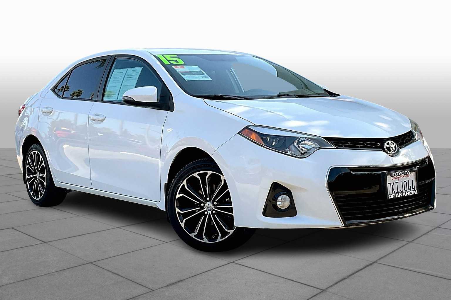 Used 2015 Toyota Corolla S Plus with VIN 5YFBURHE1FP276137 for sale in Anaheim, CA