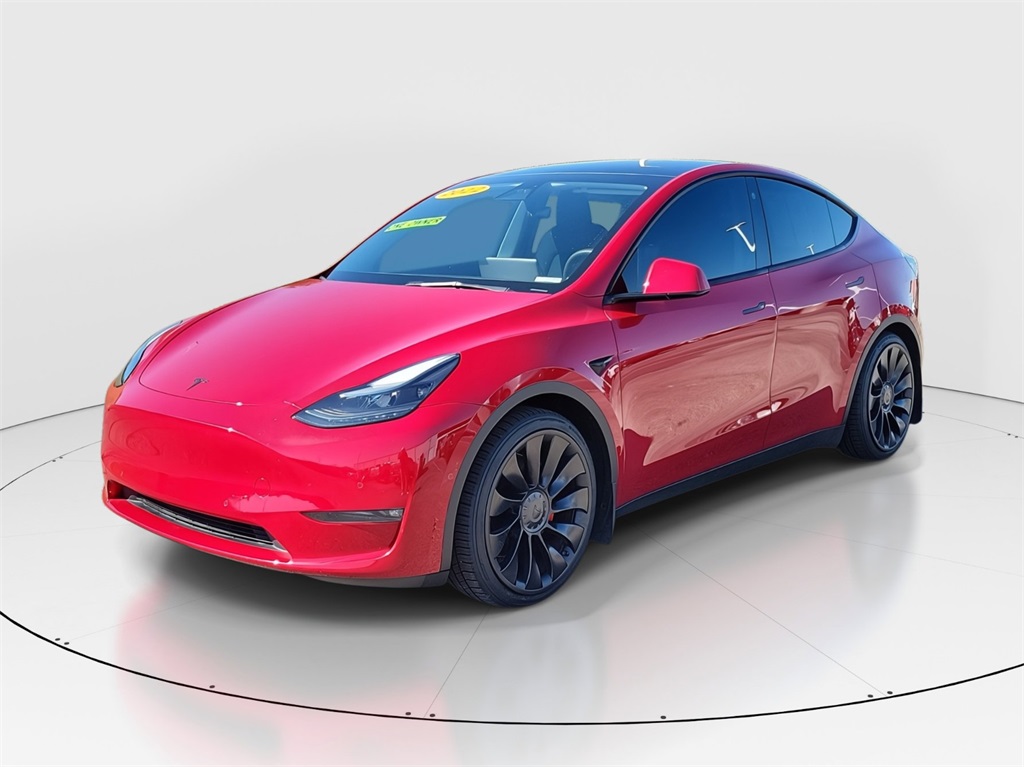 Used 2022 Tesla Model Y Performance with VIN 7SAYGDEF6NF447608 for sale in Hamilton, OH