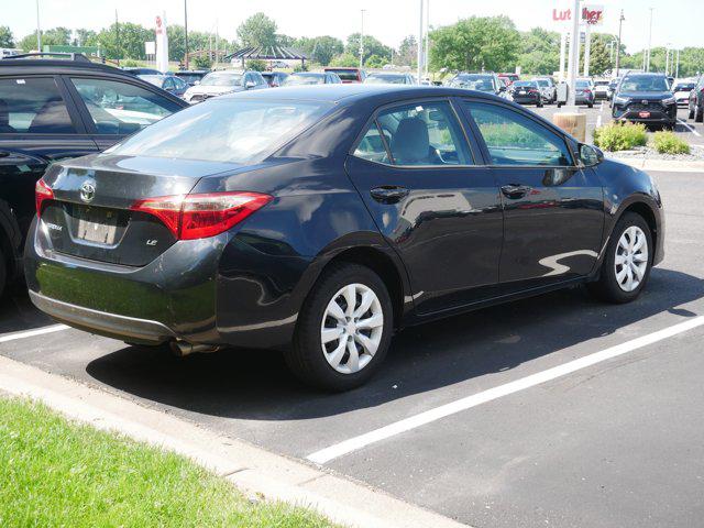 Certified 2017 Toyota Corolla LE with VIN 2T1BURHE8HC888998 for sale in Brooklyn Center, Minnesota