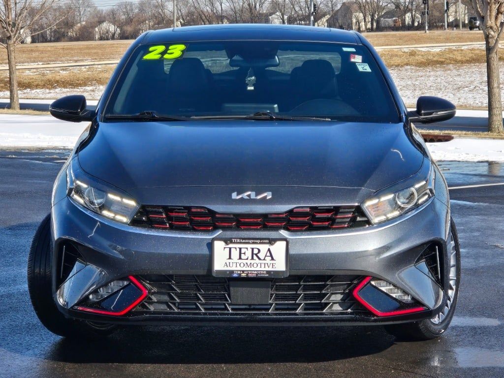 Used 2023 Kia Forte GT-Line with VIN 3KPF54AD6PE623385 for sale in Plano, IL