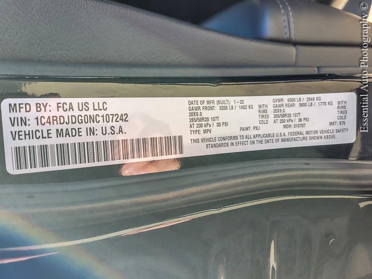 2022 DODGE DURANGO - Image 24