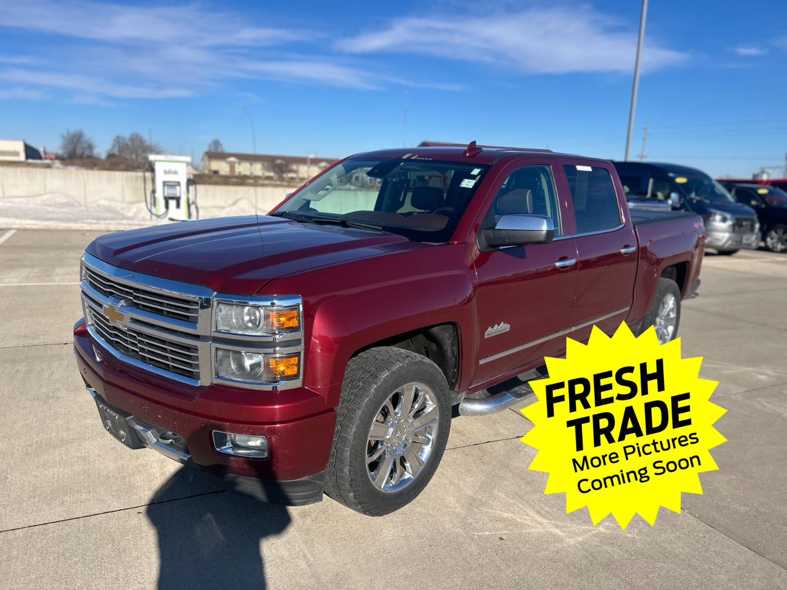 Used 2015 Chevrolet Silverado 1500 High Country with VIN 3GCUKTECXFG297539 for sale in Charles City, IA
