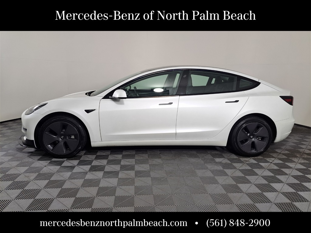 Used 2023 Tesla Model 3 Base with VIN 5YJ3E1EA8PF591552 for sale in Palm Beach Gardens, FL