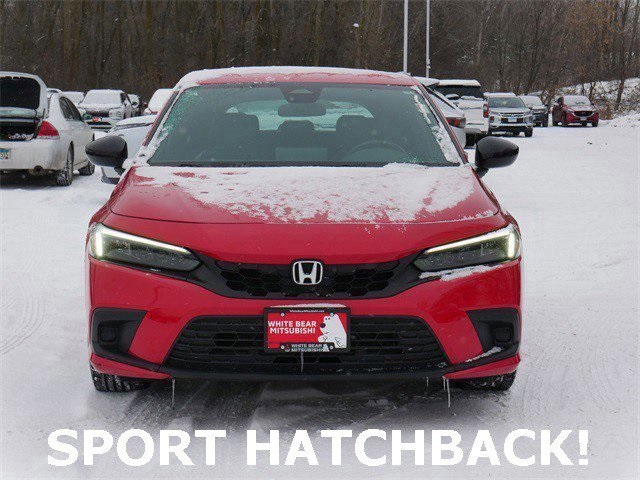 Used 2022 Honda Civic Hatchback Sport with VIN 19XFL2H8XNE014588 for sale in White Bear Lake, Minnesota