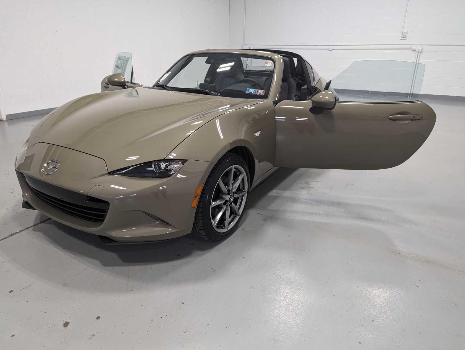 New 2023 Mazda MX5 Miata RF Grand Touring in Zircon Sand Metallic Greensburg, PA Z02947
