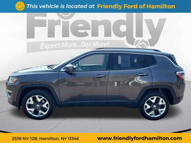 Used 2018 Jeep Compass Limited with VIN 3C4NJDCB8JT440589 for sale in Hamilton, NY