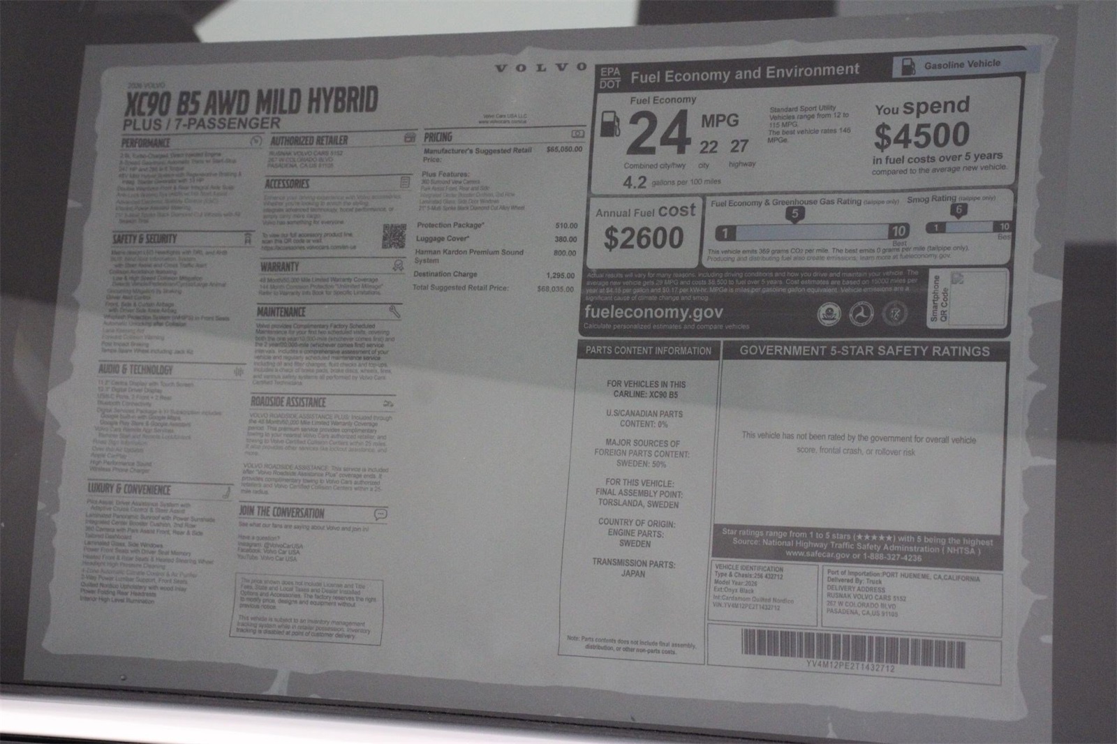 2026 Volvo XC90 B5 Plus photo 16