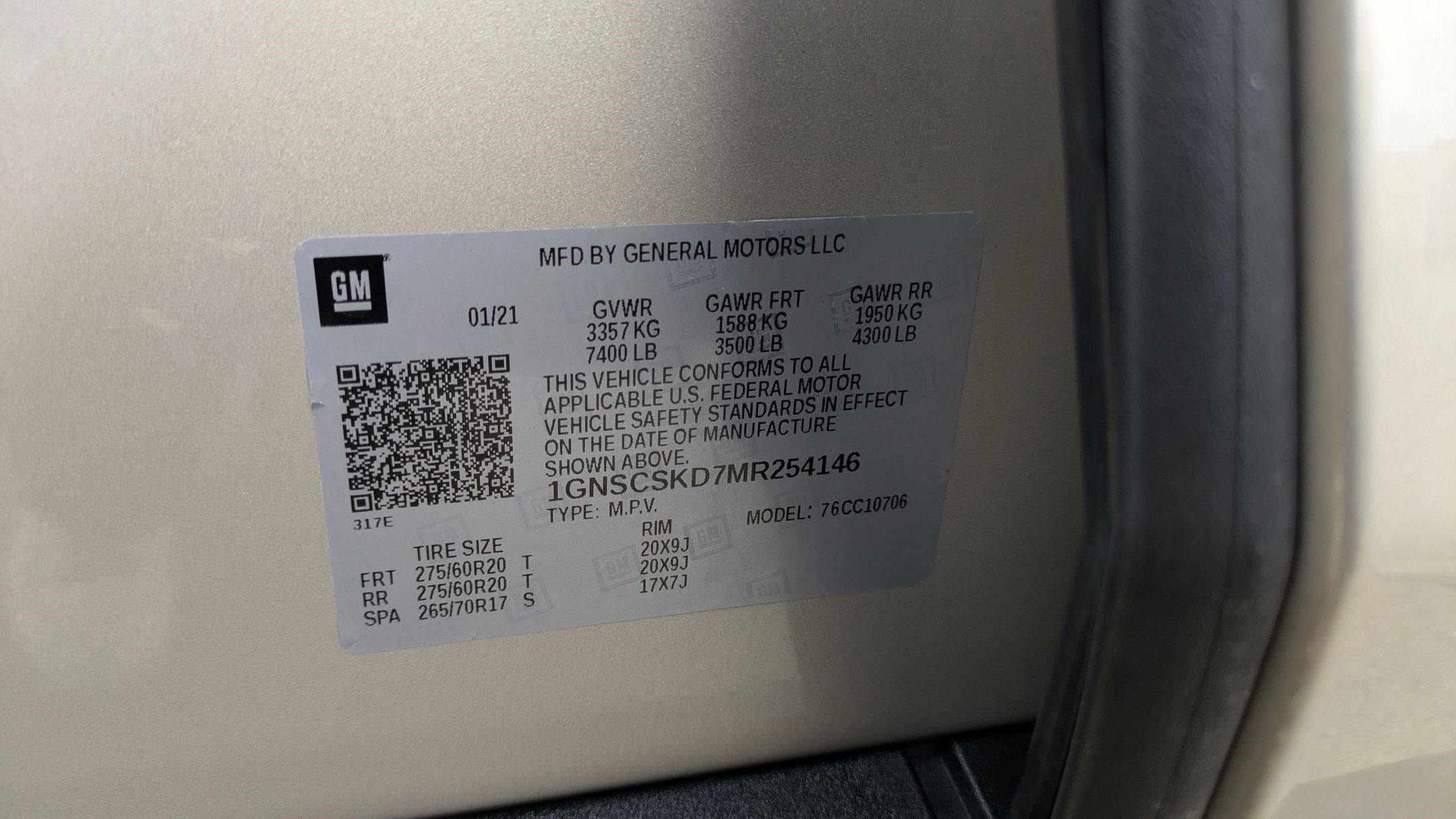 2021 Chevrolet Tahoe Premier photo 33