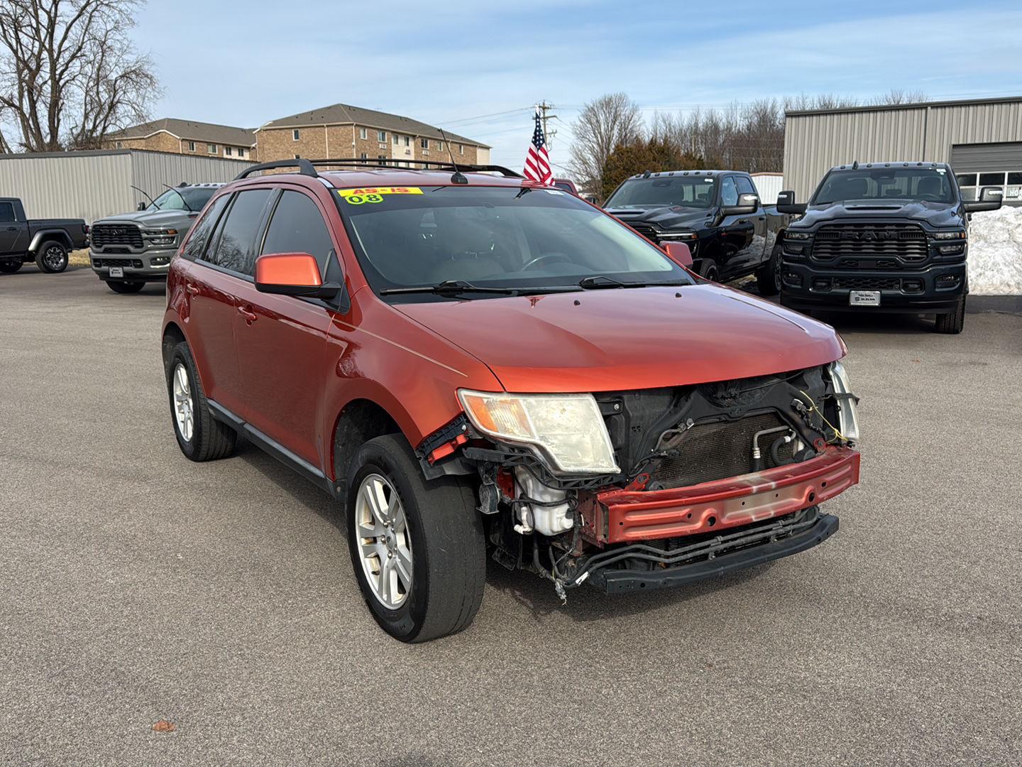 Used 2008 Ford Edge SEL with VIN 2FMDK48C78BB22295 for sale in Corydon, IN