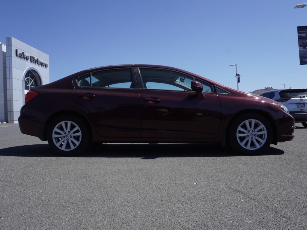 Used 2012 Honda Civic EX with VIN 19XFB2F82CE390687 for sale in Lake Elsinore, CA