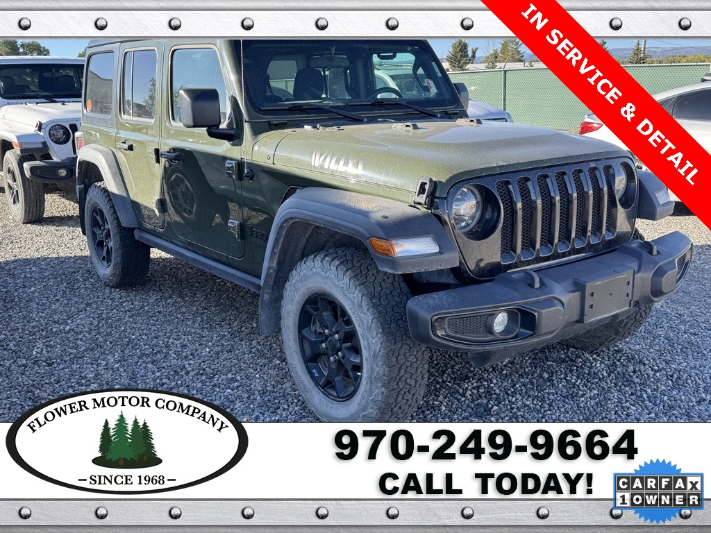 2021 Jeep Wrangler Unlimited Willys photo 2
