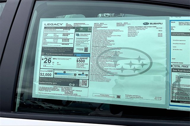 2025 Subaru Legacy Touring XT photo 5