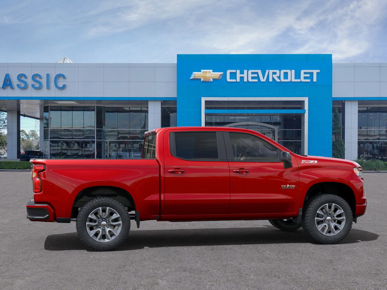 2025 Chevrolet Silverado 1500 RST Red at Classic Elite Chevrolet Sugar Land